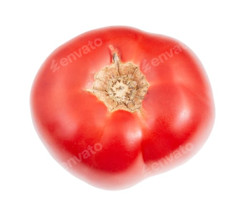 Preview: organic large red bulls heart tomato isolated