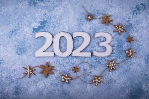 Preview: 2023 New Year and Christmas composition