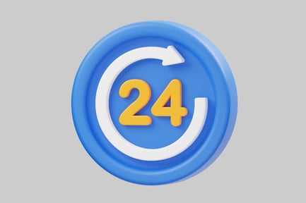 Preview: Round-the-clock hour service icon