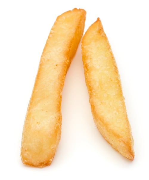 Preview: French Fried Potatoes isolated on white background
