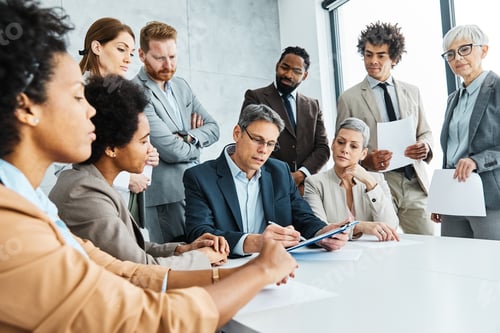 Preview: businesspeople at work