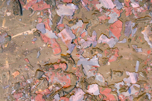 Preview: Background Weathered Paint Cracked- Destroyed Texture. Distress Surface- Abstract Pattern