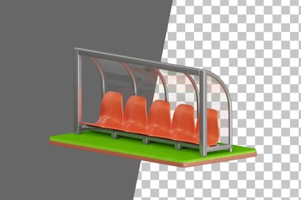 Preview: Bench 3D Icon