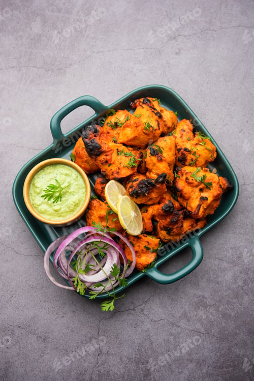 Preview: chicken tikka kebabs