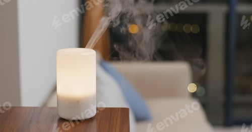 Preview: Air diffuser light at home in the evening