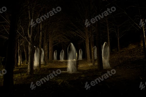 Preview: Ghost family in the dark forest