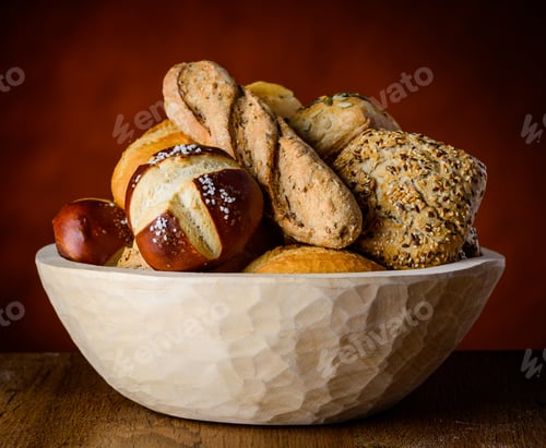 Preview: Bowl of Bread and Bun