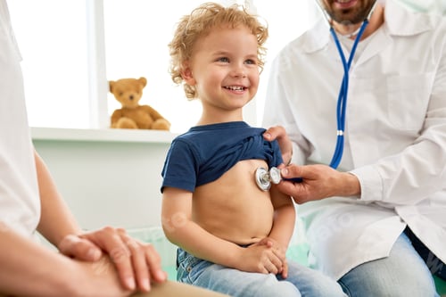 Preview: Smiling Little Boy at Medical Exam