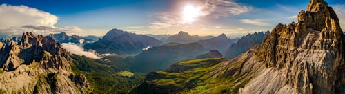 Preview: National Nature Park Tre Cime In the Dolomites Alps. Beautiful nature of Italy.