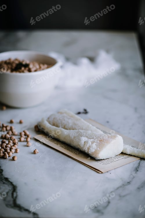 Preview: Ingredients for preparing vigil potaje dish