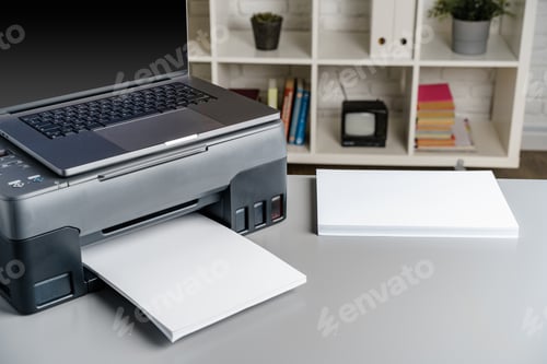 Preview: Photocopier machine for document printing in the office