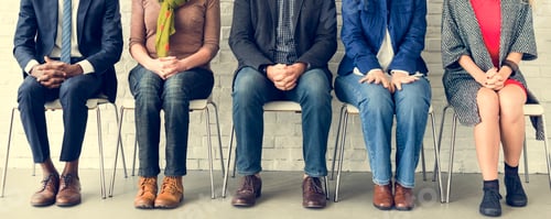 Preview: Diverse Group of People Community Togetherness Sitting Concept