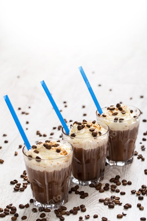 Preview: Coffee cocktail with cream foam