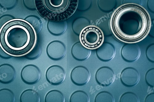 Preview: Set of steel ball bearings