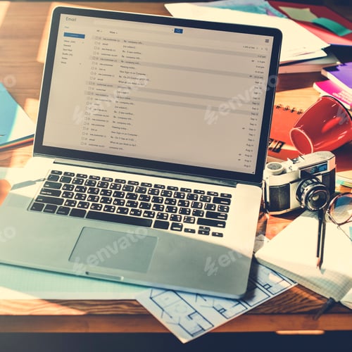 Preview: Email Correspondence Wireless Communication Concept