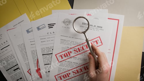 Preview: Confidential and personal documents are censored