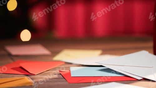 Preview: Santa Letterbox full of Christmas letters