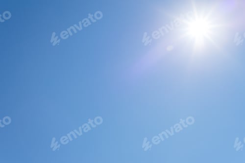 Preview: Blue sky with sun