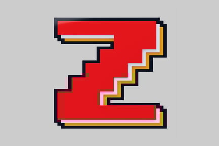 Preview: Pixelated z block icon