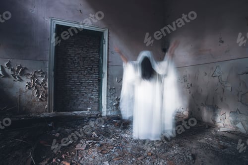 Preview: Scary ghost woman in haunted house
