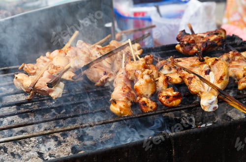 Preview: Traditional Thai style grilled pork