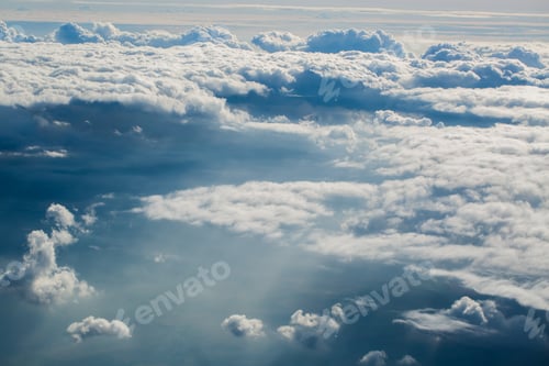 Preview: Сlouds from airplane window