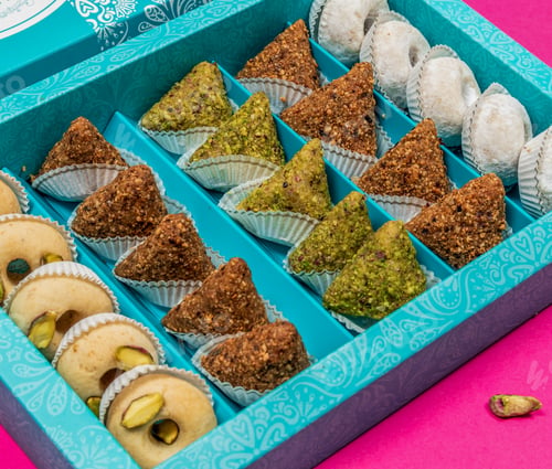 Preview: Variation of traditional cookies on Eid day