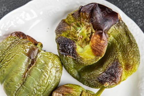 Preview: baked pepper vegetable natural fresh appetizer meal food snack on the table copy space food