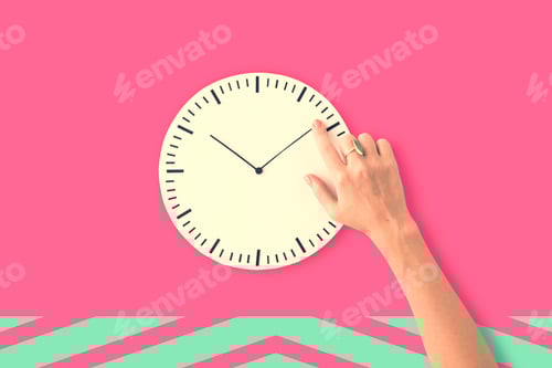 Preview: Clock Time Second Minute Hour Puntual Circle Concept