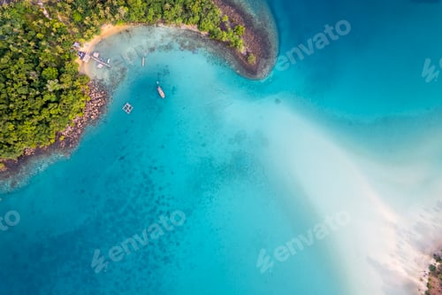 Preview: Tropical beach with blue sky Koh Kood or Koh Kut Thailand.