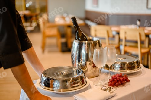 Preview: The hotel staff is serving a private dinner.room service.