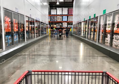 Preview: Shopping cart in Costco