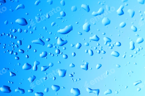 Preview: Drops of water on the glass
