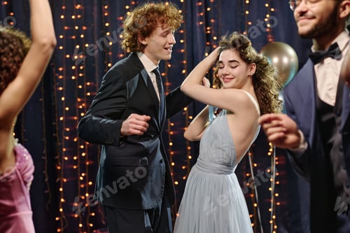 Preview: Teenagers Dancing at Formal Party Event