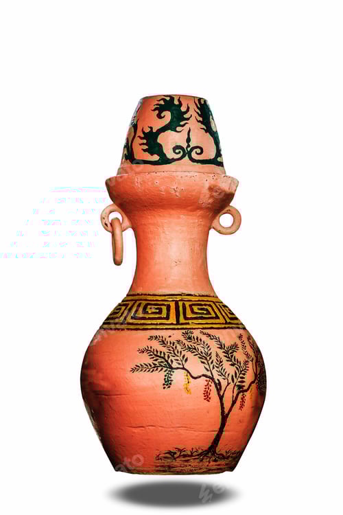 Preview: vase on a white background