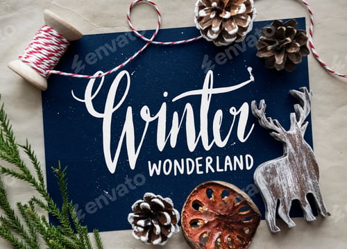 Preview: Christmas wishing card