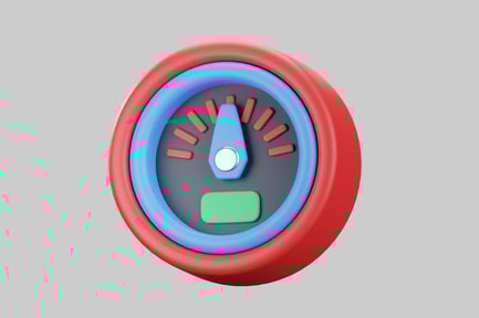Preview: Cartoon vehicle speedometer asset