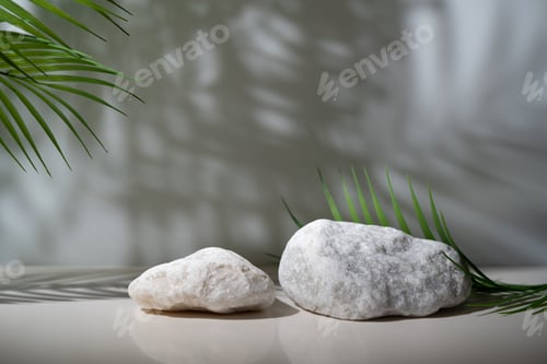 Preview: White stone podium