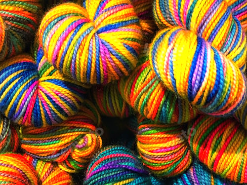 Preview: Vibrant, colorful balls of yarn