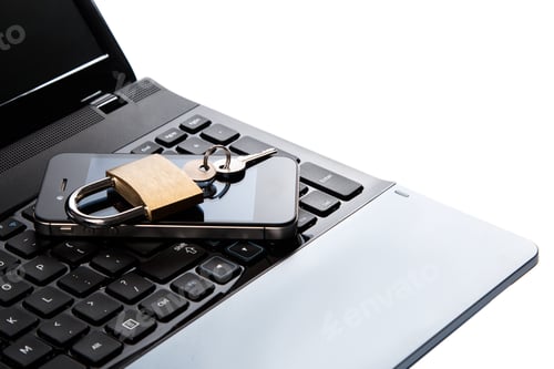 Preview: Smartphone and padlock