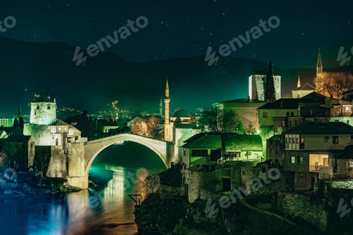 Preview: Old Bridge on river Neretva in Bosnia and Herzegovina