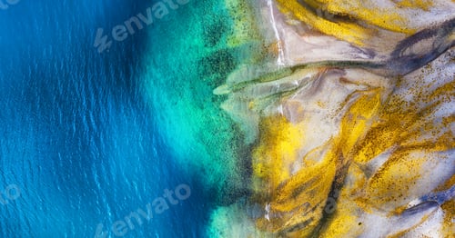 Preview: Landscape from the air in Iceland.