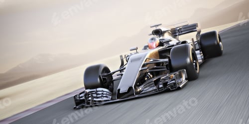 Preview: Race car with blur