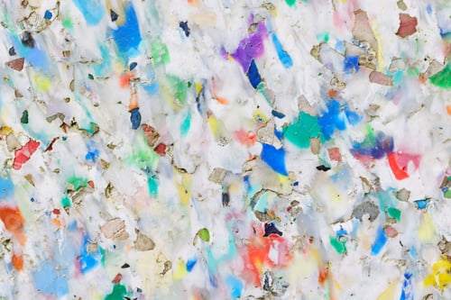 Preview: Colorful Recycling Concept Background: Recycling Plastic