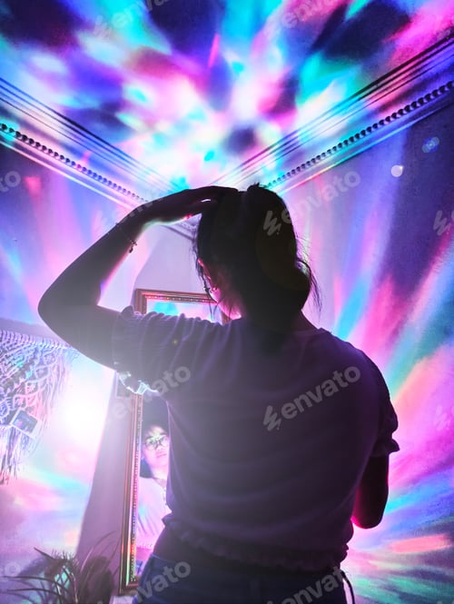 Preview: Colorful lights background