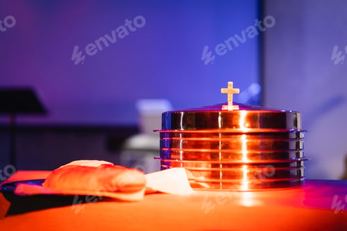 Preview: The process of breaking bread in the modern church.