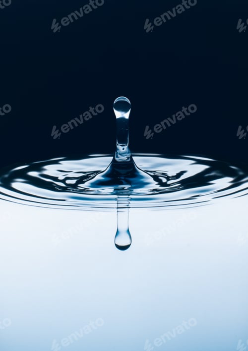 Preview: water drops falling