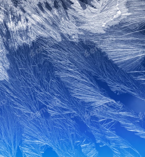 Vista previa: Frost pattern on a window glass