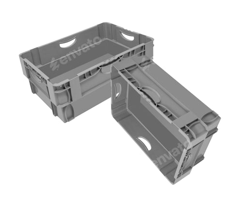 Preview: empty crates isolated