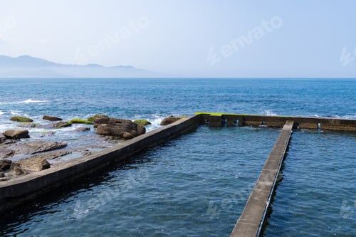 Preview: Abandon abalone breeding area over the sea in Taiwan